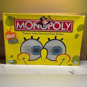Spongebob Squarepants Nickelodeon Monopoly Game Collectors Edition 2005 Complete